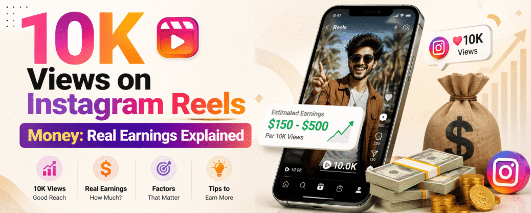 10K Views on Instagram Reels Money | Followerbar