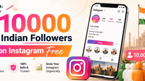 Get 10000 Real Indian Followers on Instagram Free