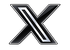 Twitter X icon