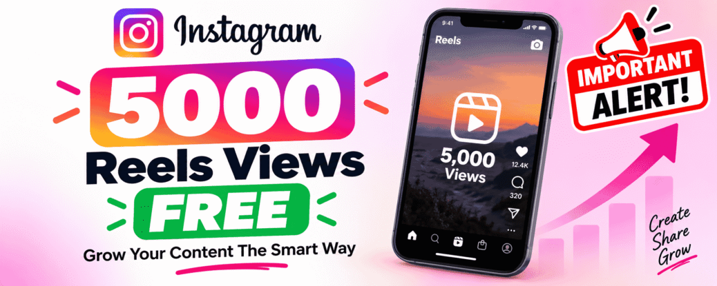 Instagram 5000 Reels Views Free - Followerbar