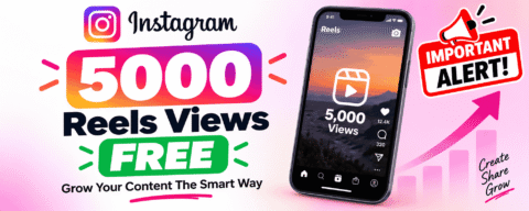 Instagram 5000 Reels Views Free - Followerbar