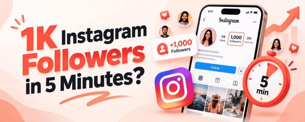 1K Instagram Followers in 5 Minutes - FollowerBar